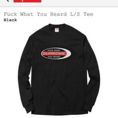 最安値！完売品！Supreme 16AW ロンT ブラックのサムネイル