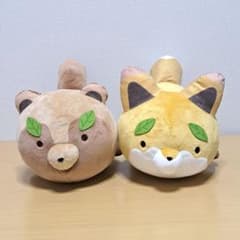 너구리와 여우도 푹신한 봉제 인형 ~ 지나가는 너구리와 여우 ~
