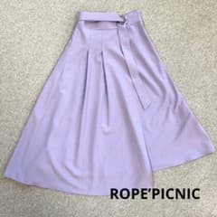 【ROPE’PICNIC】アシメヘムタックスカートラベンダー　36のサムネイル