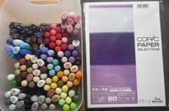 Too Copic Ciao & Sketch マーカーセット 専用紙付きのサムネイル