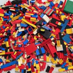 Large Lot of Old LEGO Blocks and Parts for Sale