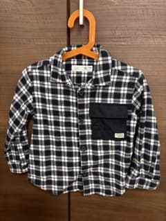 ZARA チェック柄長袖シャツ 3-4歳のサムネイル