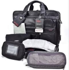 TUMI 96141G4.4（廃番）レザーオーガナイザーPCブリーフ【未使用 