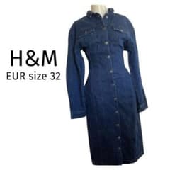 H&M 데님 재킷 원피스