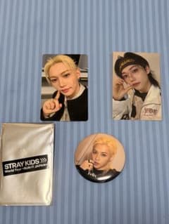 StrayKids フィリックスRUN IT dominATEトレカ 缶バッジのサムネイル