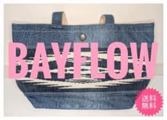 BAYFLOW 〈ベイフロー〉デニム柄トートバッグのサムネイル