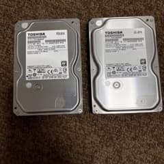 ジャンク　TOSHIBA製　内臓型HDD　500GB 2台セット　動作品のサムネイル