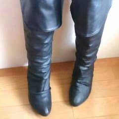 大きめサイズのロングブーツのサムネイル