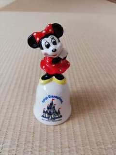 ミニーマウス　陶器　ハンドベル　ディズニーランドのサムネイル