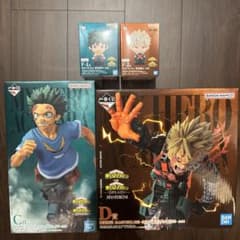 ヒロアカ 一番くじ 紡がれる想い C賞 D賞 F賞 4点セット 頑張れデク 爆