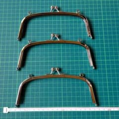 がま口　17cmクシ型口金　3本セットのサムネイル