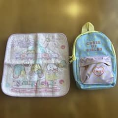 Mini backpack and Sumikko Gurashi handkerchief set (2 pieces)