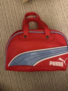 PUMA 赤 ストライプ ミニバッグのサムネイル