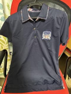 23GOLF レディースポロシャツ ネイビーのサムネイル