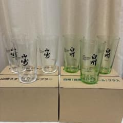 山崎 うすづくりタンブラー6個、白州森香るハイボールグラス6個（合計