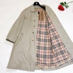 美品◆バーバリー ライナー付き ステンカラー バルマカーン コート L ほぼ未使用✨ バーバリー バルマカンコート ライナー カーキ L ステン