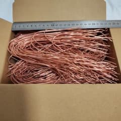 銅線約2kg　第二種電気工事士試験廃材のサムネイル