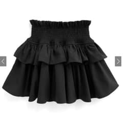 GRL インパン裏地付きティアードフリルミニスカート［tw1166］