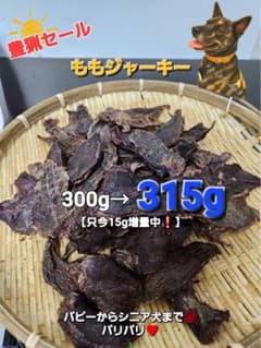 Extra Large Quantity [Thick Cut] Venison Leg Jerky 300g - Premium thick-cut venison.