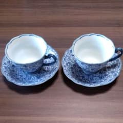 bloom 美濃焼 染付唐草ティー碗皿 11810のサムネイル