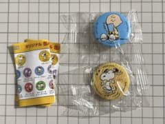 スヌーピー 缶バッジ 2個セット くら寿司のサムネイル