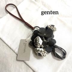 新品 genten エヴァー チャーム シロツメクサ 四つ葉 クローバー 幸運