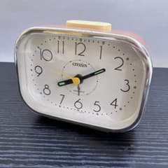ジャンク品 シチズン クオーツ QKB4013-1 置時計 目覚まし時計 時計
