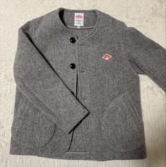 DANTON ダントン ウール ノーカラージャケット ショートコート - メルカリ