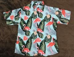 【新品】UP HAWAII アロハシャツ XL フラミンゴ アップ ハワイのサムネイル