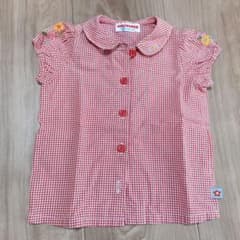 MIKI HOUSE チェック柄 ブラウス 90cmのサムネイル