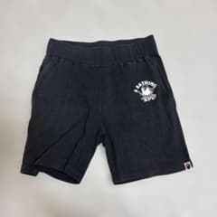A BATHING APE ハーフパンツ ブラックのサムネイル