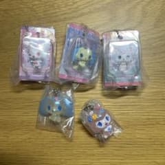 ジュエルペット ガチャガチャ　めじるしアクセサリー&マスコット 5点セットのサムネイル