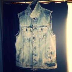 Bershka denim デニムベストのサムネイル