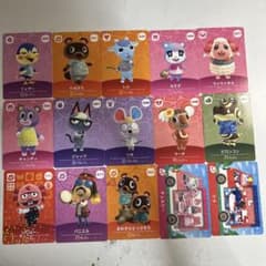 매달린 도부츠의 숲 amiibo 카드 14장 세트