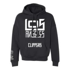 MR CARTOON LA CLIPPERS STACKED BK 블랙 파커