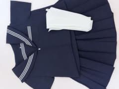 ネイビー セーラー服 上下セットのサムネイル