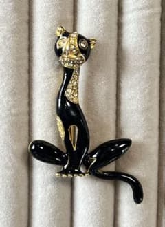PANETTA 黒猫 ヴィンテージブローチ - メルカリ