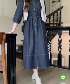09WOMEN デニムワンピース 71563のサムネイル