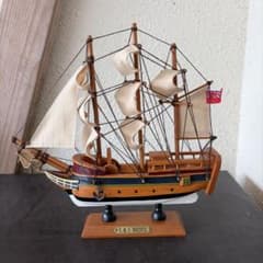 木製帆船模型 H.M.S. BOUNTY 置物 - メルカリ