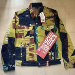 リーバイス150周年 バナープリントデニムジャケット S - メルカリ