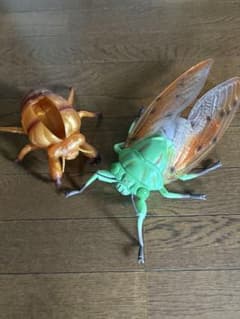 セミ 抜け殻 フィギュア 2種セットのサムネイル