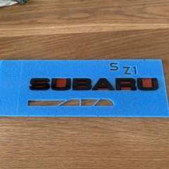 USスバル　純正　SUBARU エンブレム　ブラックのサムネイル