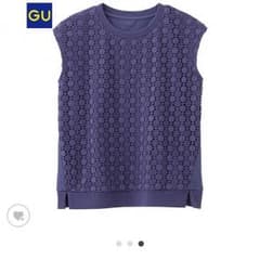 GU レースコンビノースリーブTのサムネイル