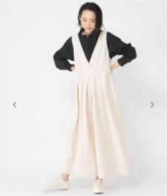 SA-run様専用【新品】studio clipコットン2wayタックサロペットのサムネイル
