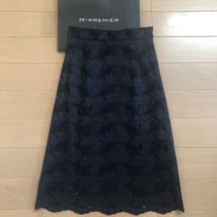 m's select  タイトスカート34 ネイビーのサムネイル