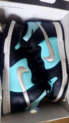NIKE BY YOU DUNK HIGH 26.5 Tiffany - メルカリ