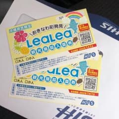 即日発送！沖縄彩発見★観光施設入園券　2枚セット　Lea Leaクーポンのサムネイル
