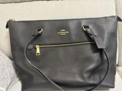 COACH トートバッグ ブラック レザーのサムネイル