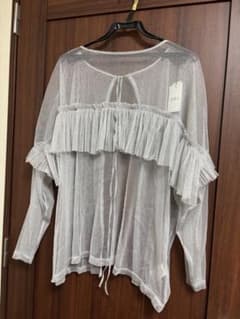 GRL シースルートップス グレーのサムネイル