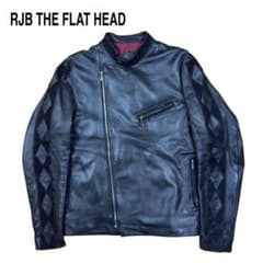 ◆THE FLAT HEAD:RJB:ライダースジャケット◆ RJB THE FLAT HEAD ダブル レザー ライダース ジャケット - メルカリ